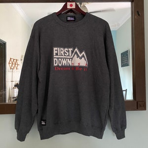 Rare Farst Down Sweatshirt Big Logo XL Size Jumper