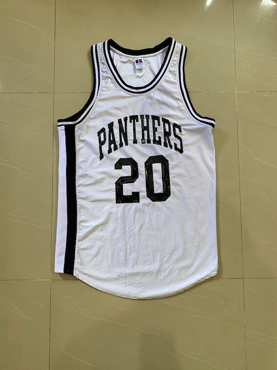 Vintage Russell Athletic Panthers Basketball Jersey No 20 