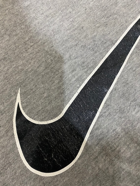 Vintage 90s Nike Sweatshirt Big Logo Large Size Faded Logo Vintage 90s Nike Sweatshirt Big Logo Large Size Faded Logo