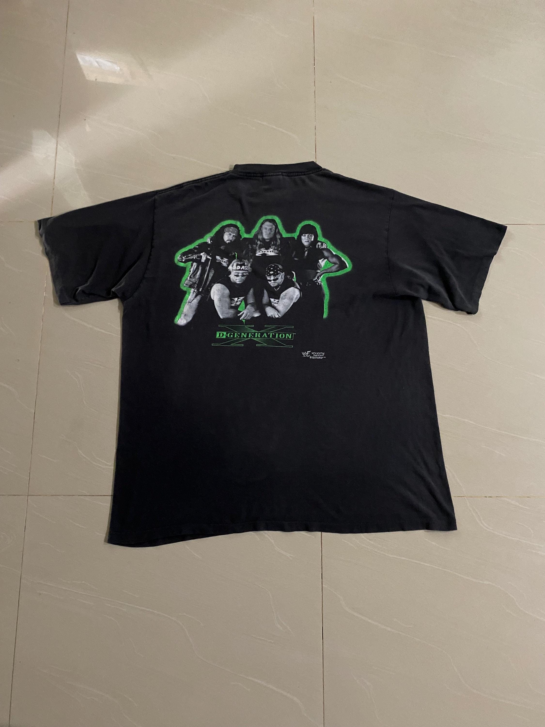 Vintage 90s Alstyle Faded Black Tshirt Mens D Generation X DGNR8