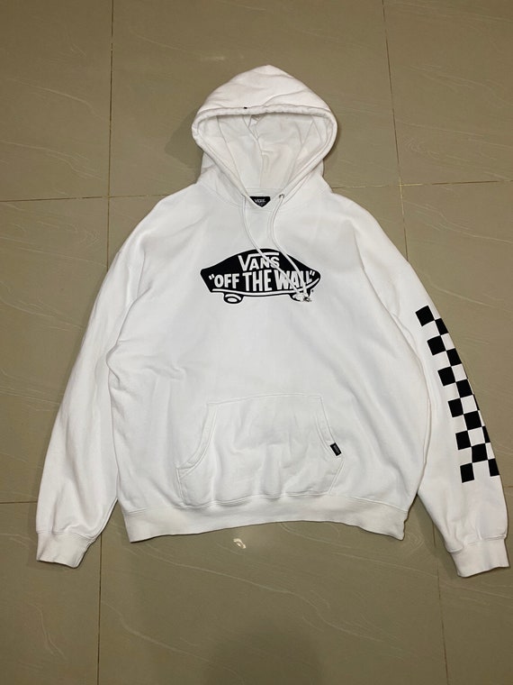 white vans off the wall hoodie