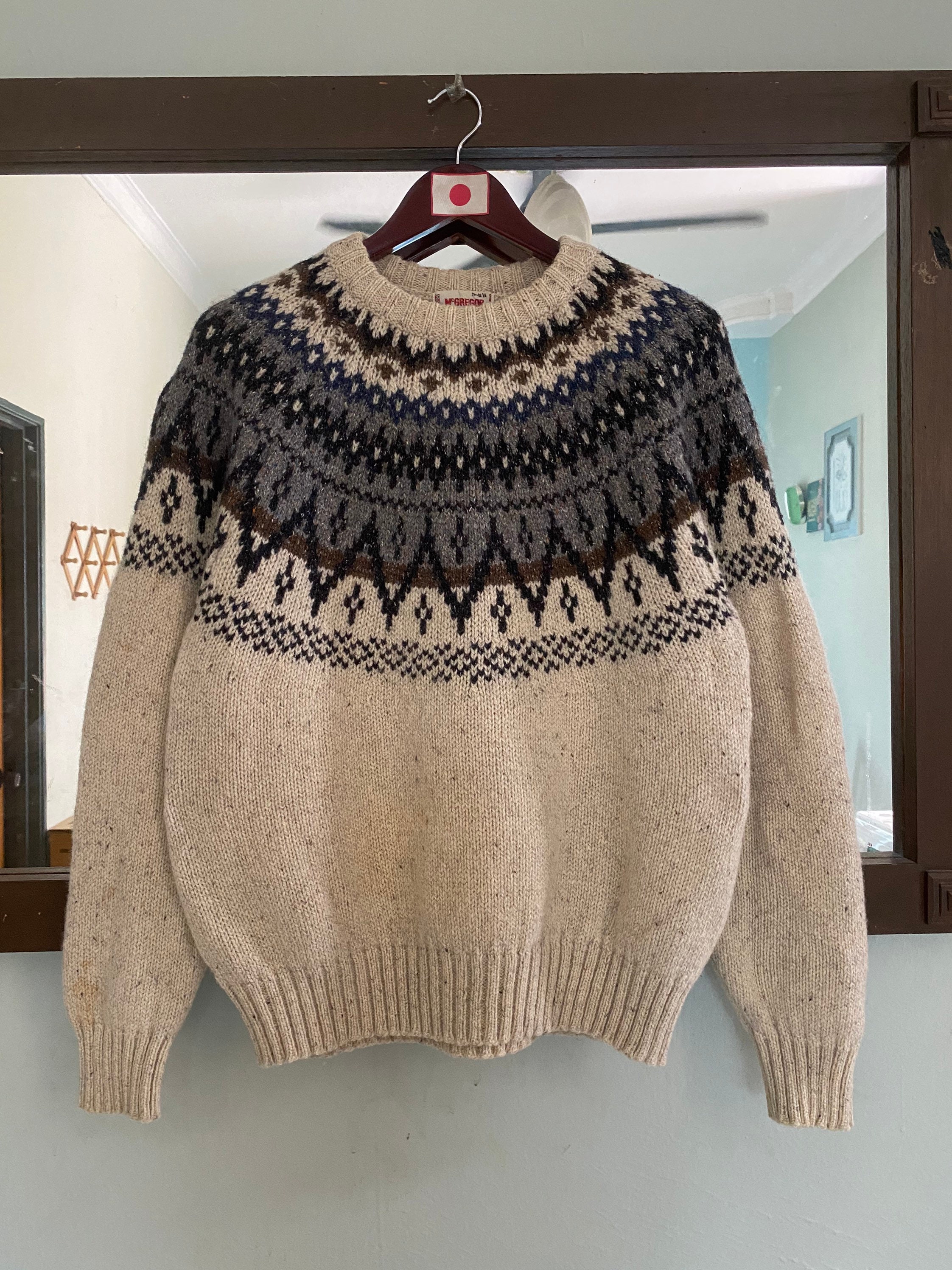 Vintage Mcgregor Knit Sweater Large Size - Etsy Vintage Mcgregor Knit Sweater Large Size - Etsy