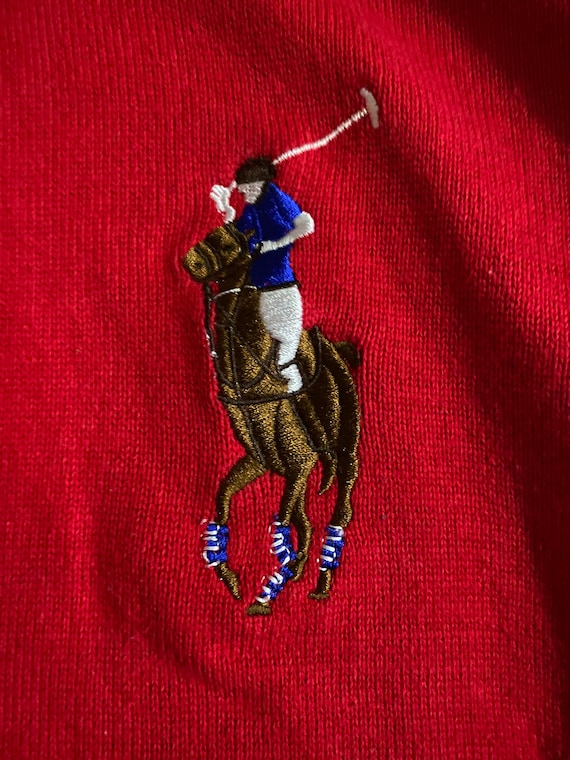 Vintage Polo by Ralph Lauren Sweater Embroidery Big Logo Vintage Polo by Ralph Lauren Sweater Embroidery Big Logo