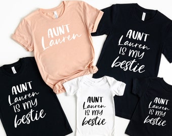 New Aunt Gift, Shirts For Auntie, Funny Aunt TShirts, Favorite Auntie Gift, Gift for Auntie, Aunt Shirts, Aunt TShirts, gift for niece