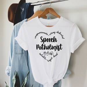 Speech therapy shirt, slp shirt, speech therapy , Speech Pathologist Gift, SLP , Speech Therapist, Speech Therapy Gift, Therapist Gift image 2