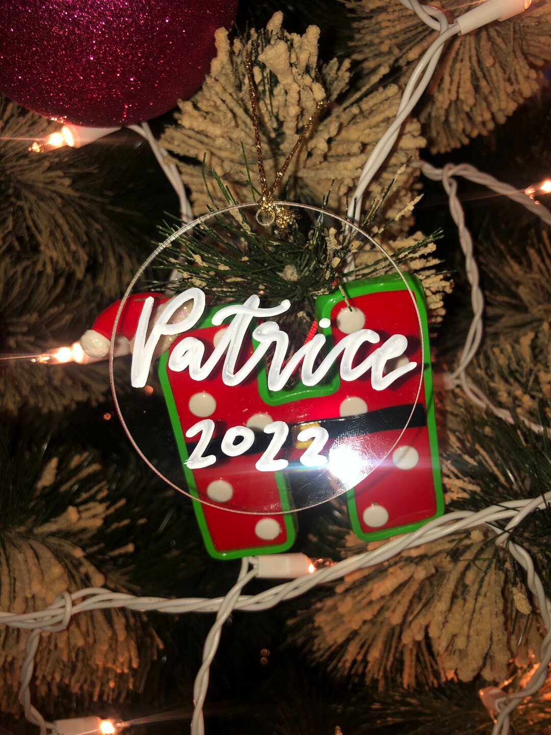 Personalized Christmas Ornaments Etsy