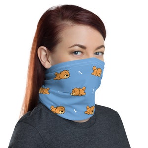 Chow chow Face Covering, Chow chow Neck Gaiter, Lazy Chow chow, Chow chow Gift, Chow chow Lover, Cute Chow chow, Funny Chow chow