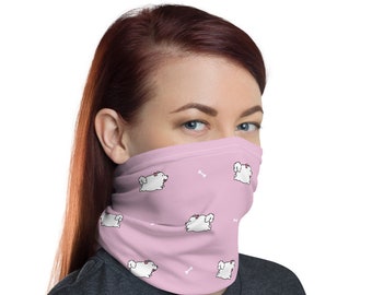 Samoyed Face Covering, Samoyed Neck Gaiter, Samoyed Gift, Samoyed Lover, Cute Samoyed, Funny Samoyed, Samoyed dog, Samoyed mom