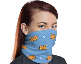 Chow chow Face Covering, Chow chow Neck Gaiter, Lazy Chow chow, Chow chow Gift, Chow chow Lover, Cute Chow chow, Funny Chow chow