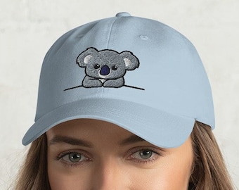Koala Dad Hat, Koala Baseball Cap, Koala cap, Koala hat, Koala gift, Koala lover, Funny Koala, Cute Koala, Kawaii, Koala Mama