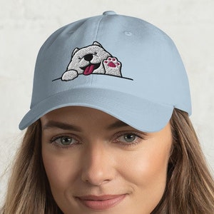 Samoyed Dad Hat, Samoyed Baseball Cap, Samoyed cap, Samoyed hat, Samoyed gift, Samoyed lover, Funny Samoyed, Cute Samoyed, Kawaii