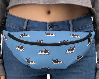 Schlafende französische Bulldogge Fanny Pack, Französisch Bulldogge Zubehör, Französisch Bulldogge Liebhaber, Französisch Bulldogge Geschenk, süße französische Bulldogge