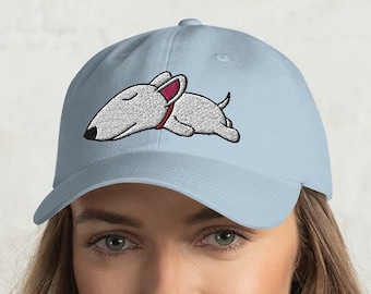 Bull Terrier Dad Hat, Bull Terrier Baseball Cap, Bull Terrier gift, Bull Terrier lover, Funny Bull Terrier, Cute Bull Terrier, Kawaii