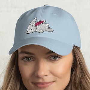 Hase Papa Hut, Hase Baseball Mütze, Bunny Mütze, Hase Hut, Bunny Geschenk, Bunny Liebhaber, lustige Hase, süße Hase, Kawaii, Hase Mama, Kaninchen Hut
