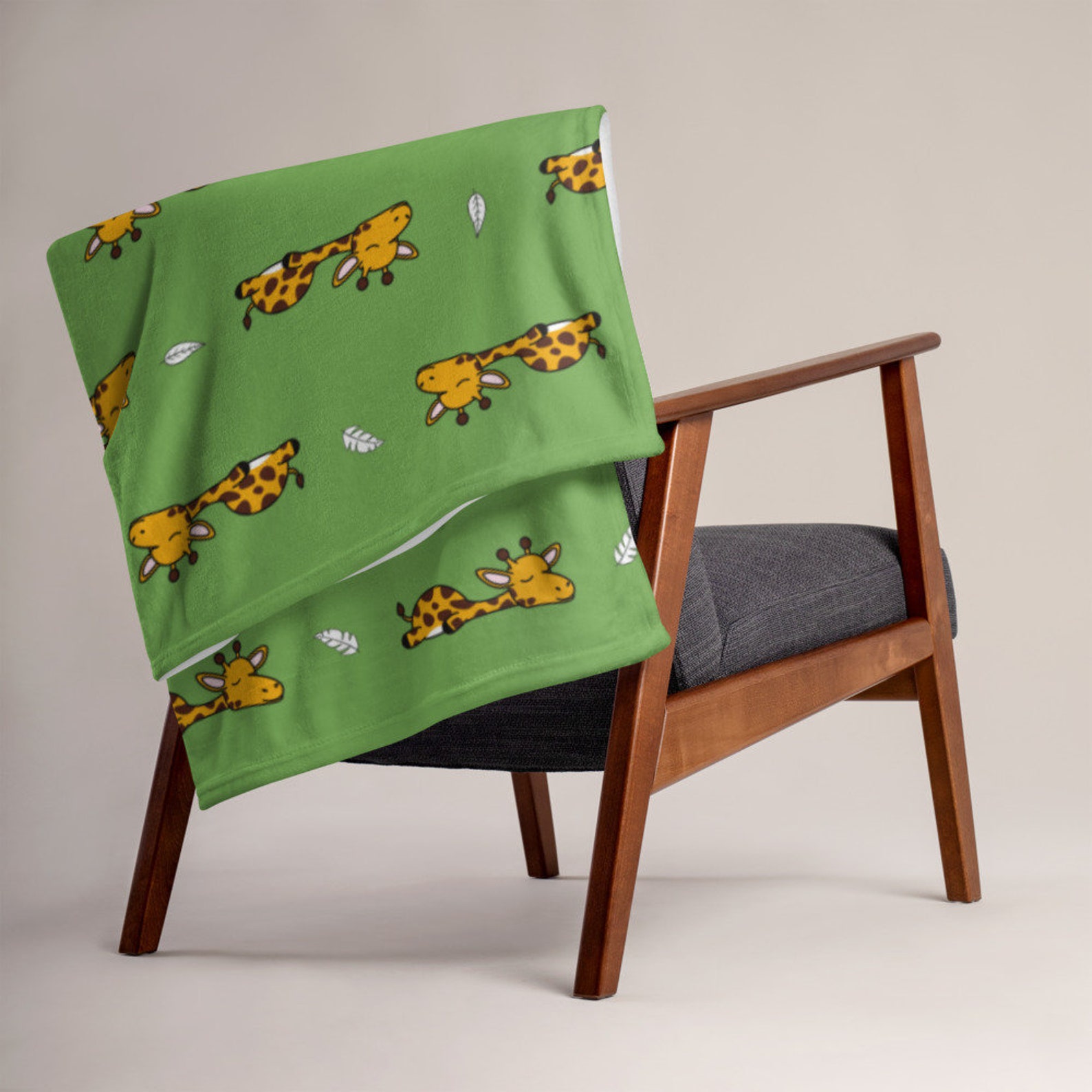 Giraffe Throw Blanket Giraffe Blanket Giraffe Lover Giraffe Etsy