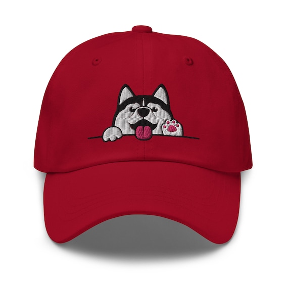 Husky Dad Hat Husky Baseball Cap Husky cap Husky hat Husky gift Husky lover Funny Husky Cute Husky Kawaii Husky Mama Husky gifts