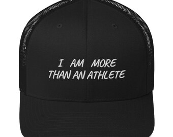 i am more than an athlete hat