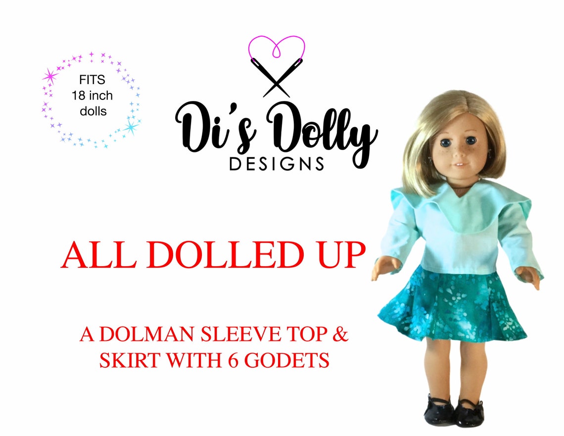 All Dolled up PDF Sewing Pattern for 18 Inch Dolls - Etsy