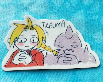 Trauma FMA Sticker, Waterproof, Dishwasher Safe, 3" Durable Sticker