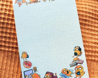 Many Jakes Notepad, 50 pages dot grid