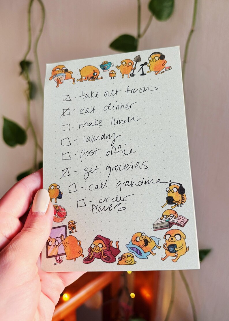 Many Jakes Notepad, 50 Pages Dot Grid - Etsy
