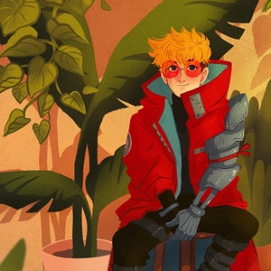 Plant Boy, 11x14 Poster