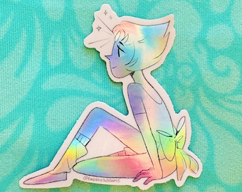 SU Pearl Holographic Sticker, Waterproof Durable