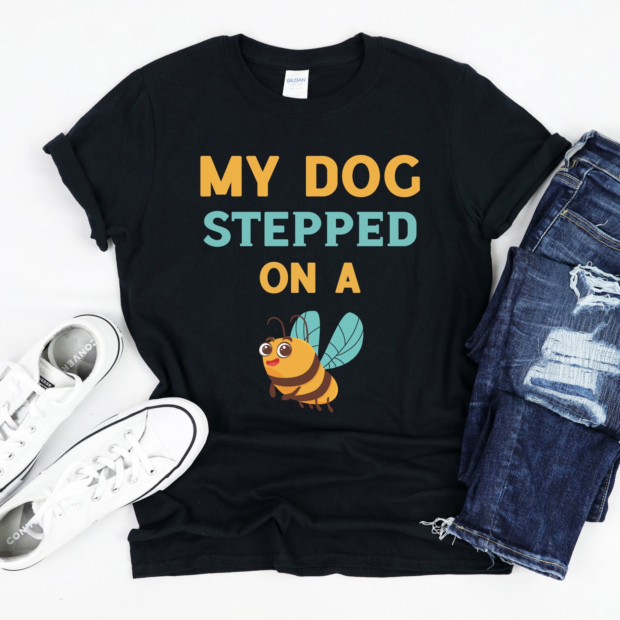 Amber Heard my dog stepped on a bee art shirt, hoodie, sweater, long sleeve  and tank top