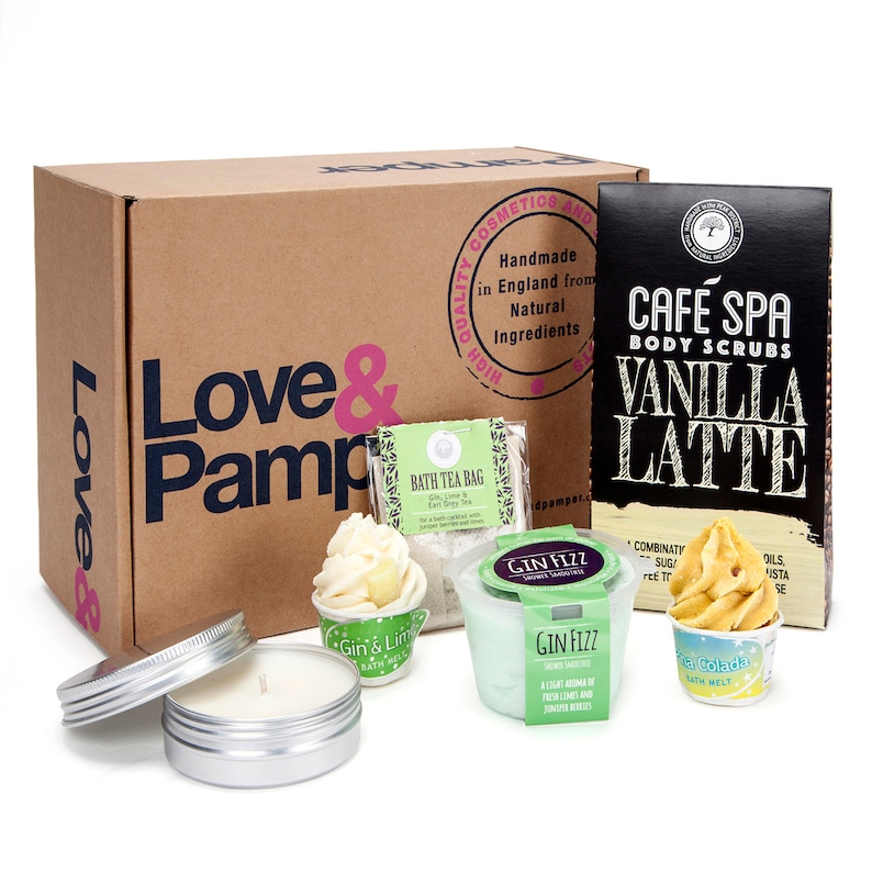 Bath Body Spa Pamper Gift Set For WomenGIN & LIME Bath Melt image 0
