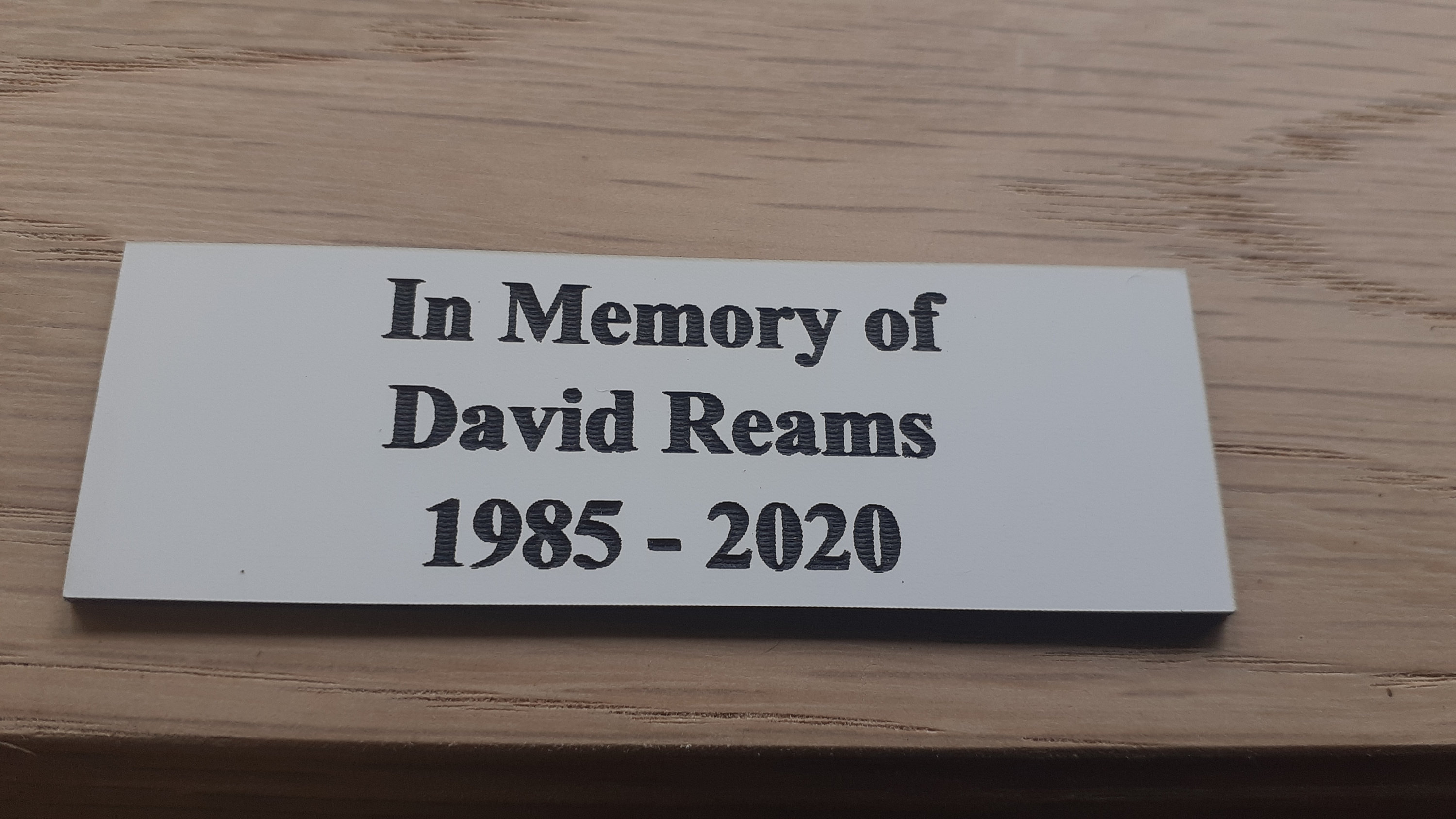 Personalised Engraved Picture Frame Plaques Etsy UK