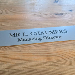 Placas de porta (10&quot; x 2&quot;), alumínio