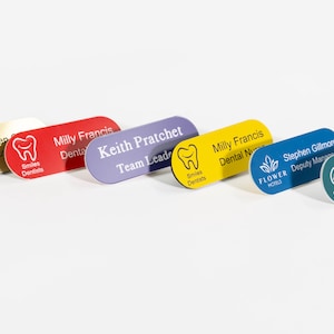 Personalisierte Acryl Namensschild: Magnet Business Badge