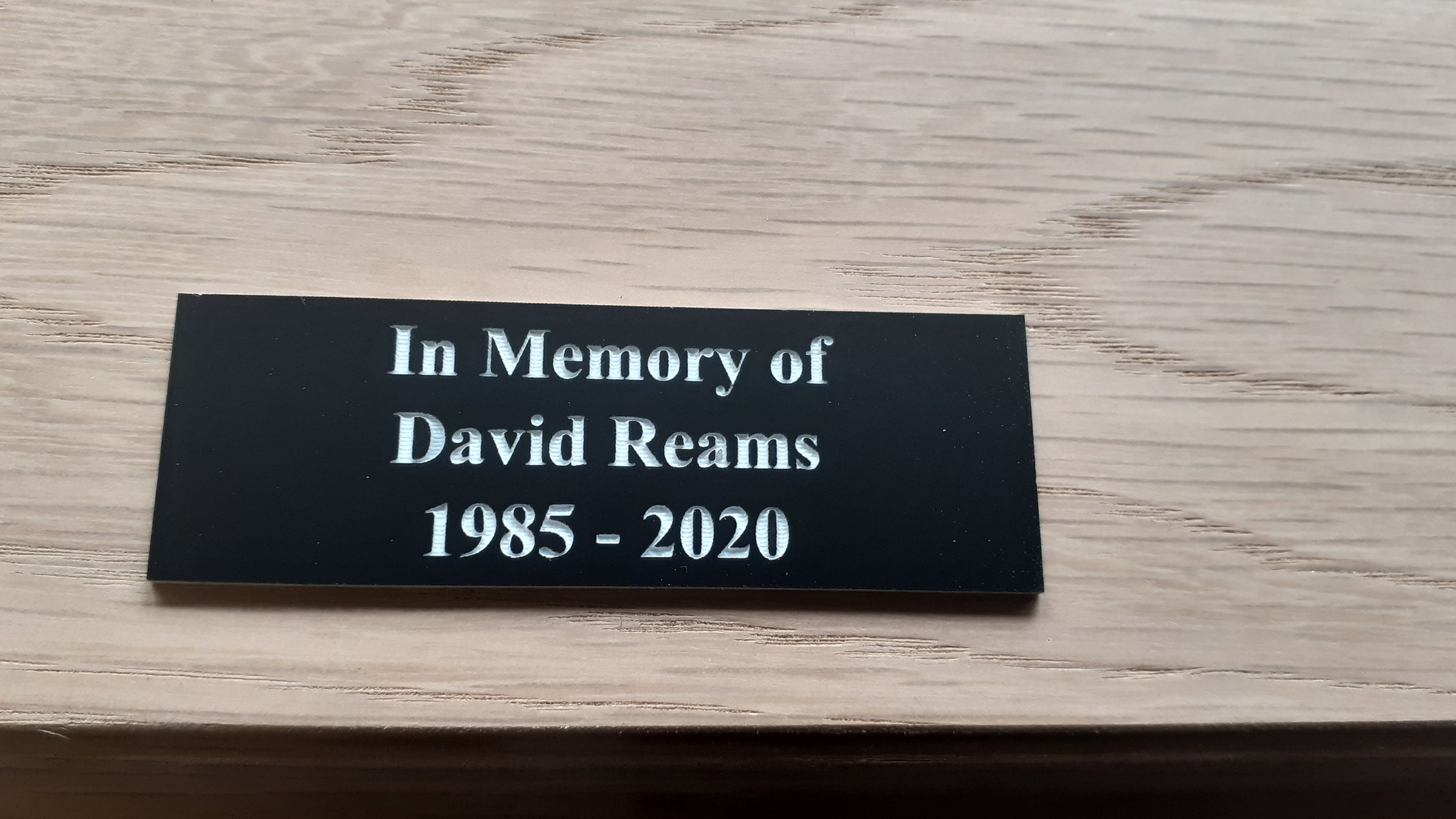 Personalised Engraved Picture Frame Plaques Etsy