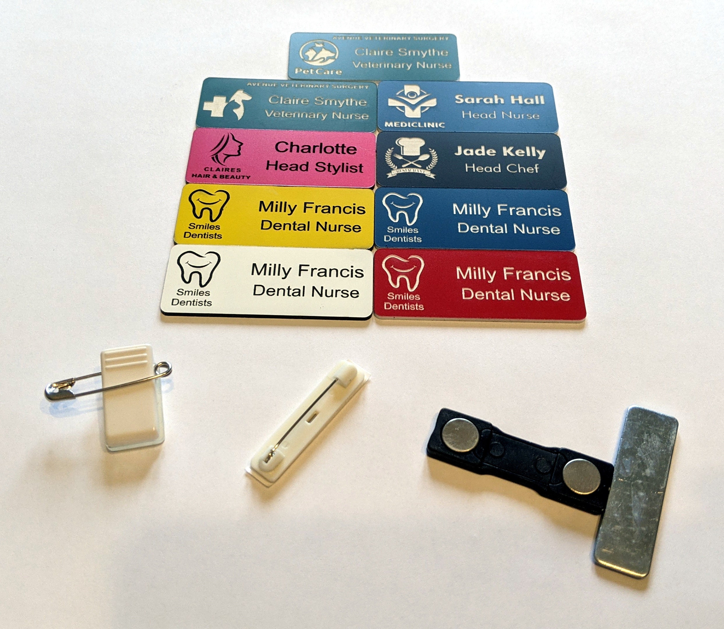 Name Badges Dentist Personalised Engraved Etsy UK