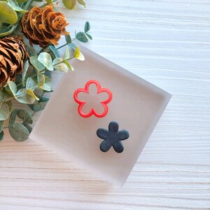 FL03-Flower -Polymer Clay Cutters- Clay Cutters- Spring Cutters- Flower Cutters- Earring Supplies- Polymer Clay Supplies-Daisy Flower