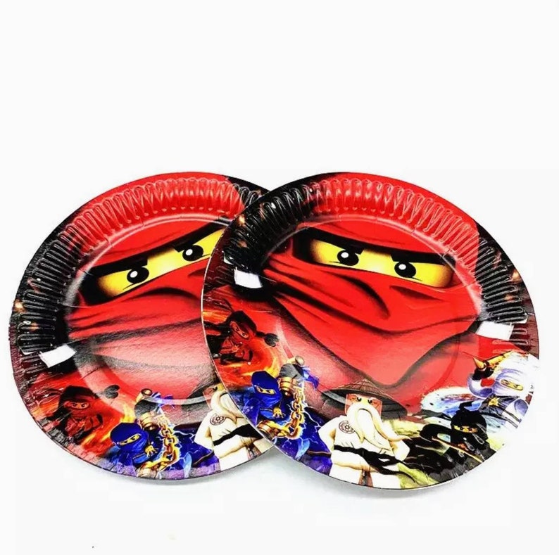 Ninjago birthday party suppliesNinja plates and cupsNinja Etsy