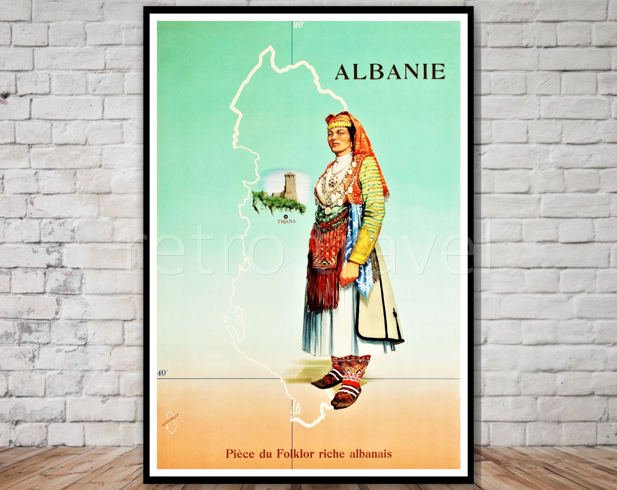 Albania Travel Poster INSTANT DOWNLOAD printable travel | Etsy
