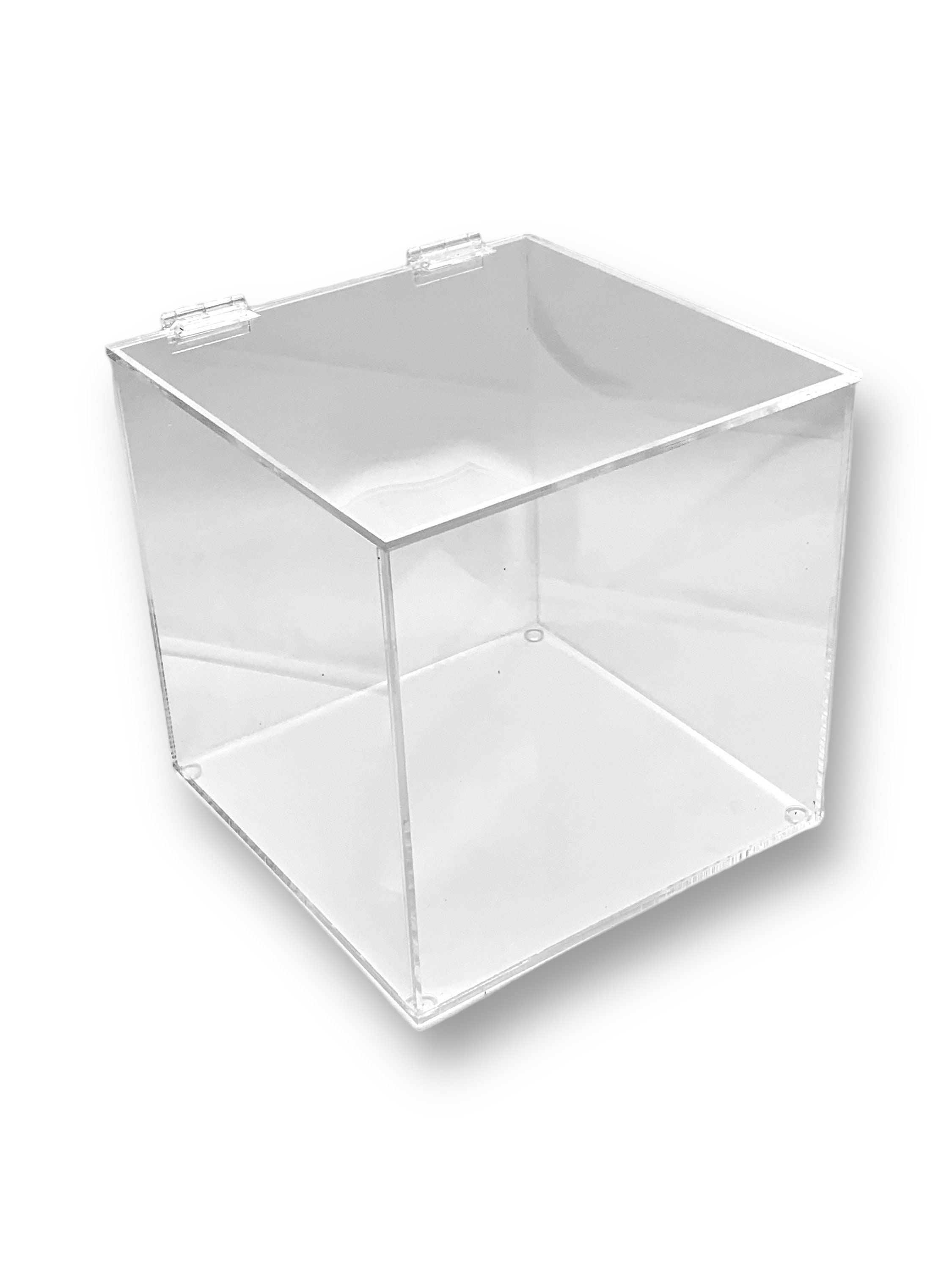 Lock Box Acrylic Clear Plexiglass Donation Box / Suggestion Box / Ballot Box  