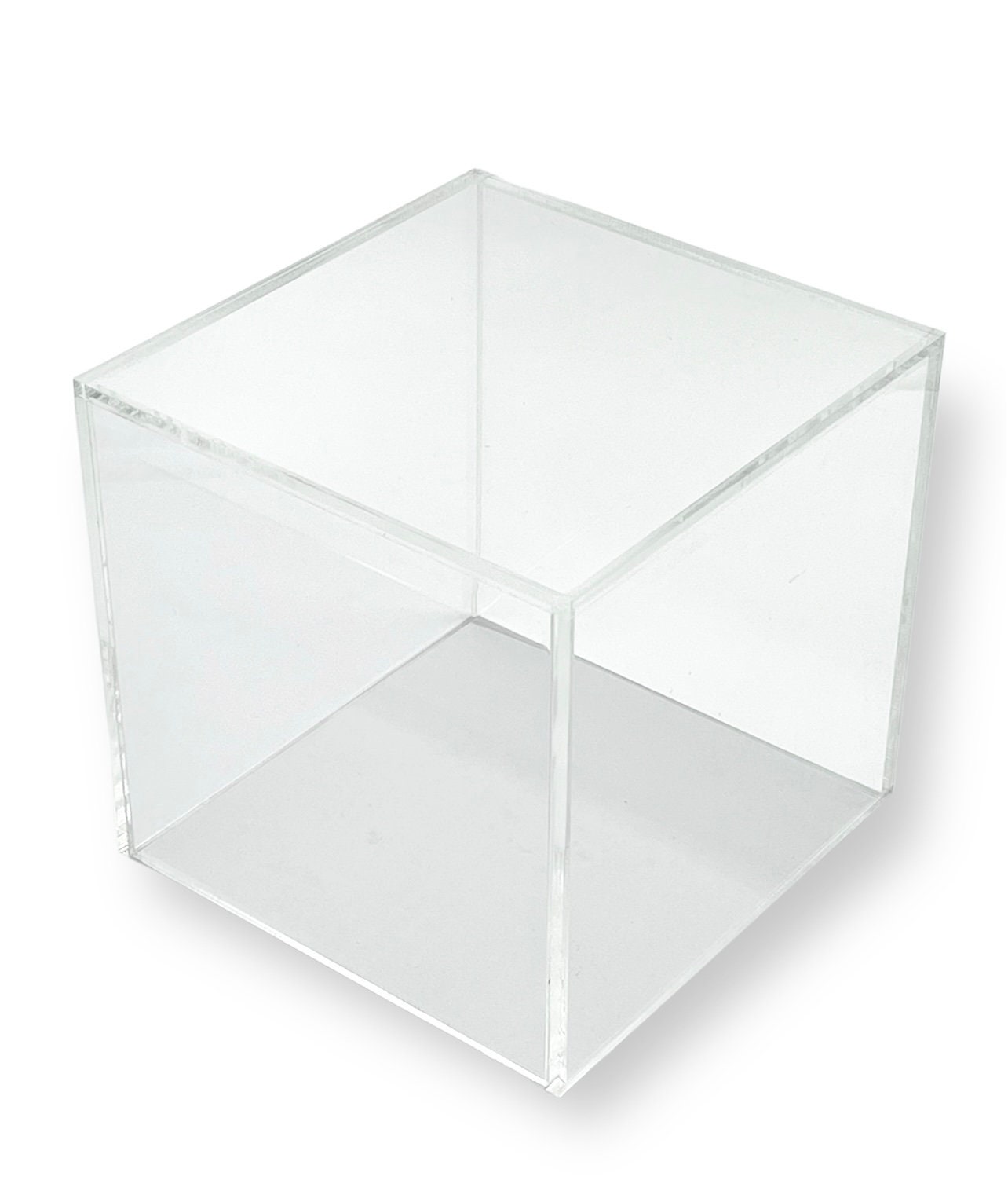 Dayaanee Round Acrylic Container with Lid Clear Round Acrylic Box