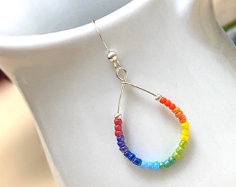 Rainbow Earrings / Pride Earrings / Gay Pride / LGBTQ Earrings