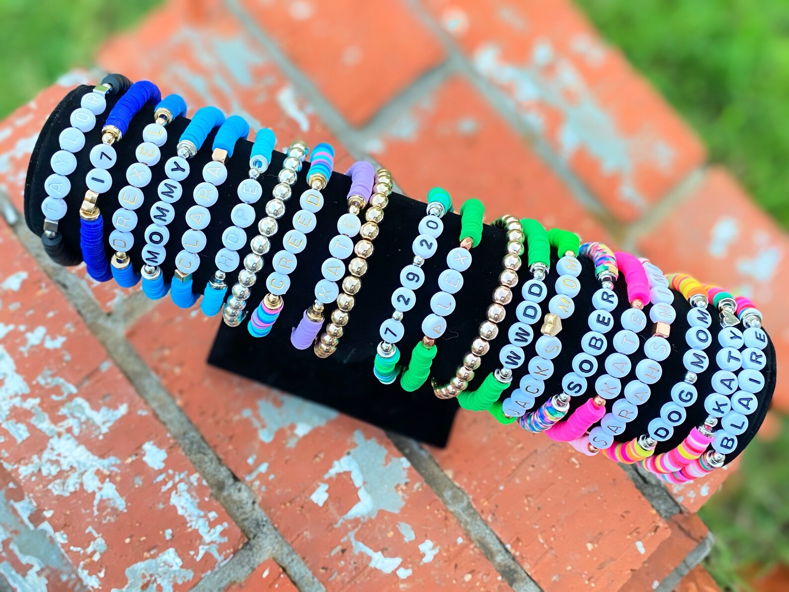 Teach Pencil Bracelet / Custom Beaded Bracelet / Heishi Etsy