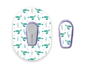 Schildkröten Dexcom G6 Diabetes Patches, Medizinisches Klebeband CGM Patch mit passenden Vinyl Center Sticker