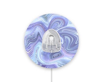 Blauer Marmor Sparkle-Effekt-Infusions-Set Diabetes Patches, Medizinisches Klebeband Patch, AutoSoft 90, MiniMedMio advance, Medonic Expanded