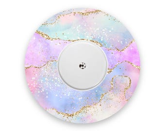 Watercolour Gold Sparkle Effect Freestyle Libre 2 Diabetes Patch, Medical Tape CGM Sticker