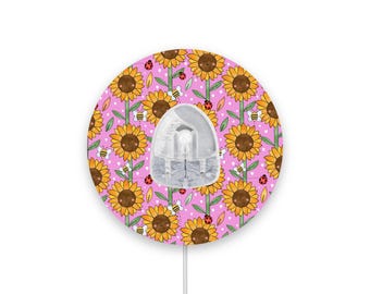 Happy Sunflowers Infusion Set Diabetes Patches, Medizinisches Klebeband Patch, AutoSoft 90, MiniMedMio advance, Medtronik Expanded