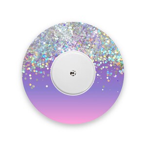 Freestyle Libre 2-diabetespatch met ombré-print en glittereffect, medische tape, CGM-sticker