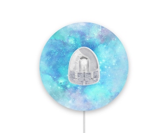 Türkis Aquarell Infusion Set Diabetis Patches, Medizinisches Klebeband Patch, AutoSoft 90, MiniMedMio advance, Medtron Erweitert