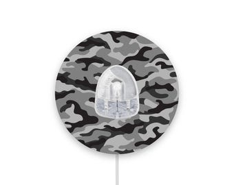 Schwarzes Camouflage Infusionsset Diabetes Patches, Medizinisches Klebeband Patch, AutoSoft 90, MiniMedMio advance, Medtronik Expanded