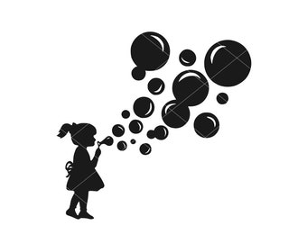 Download Blowing Bubbles Svg Etsy