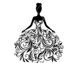 Download Princess Dress Svg Etsy